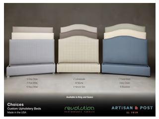 Choices - Emily Queen Upholstered Bed - Forest Green