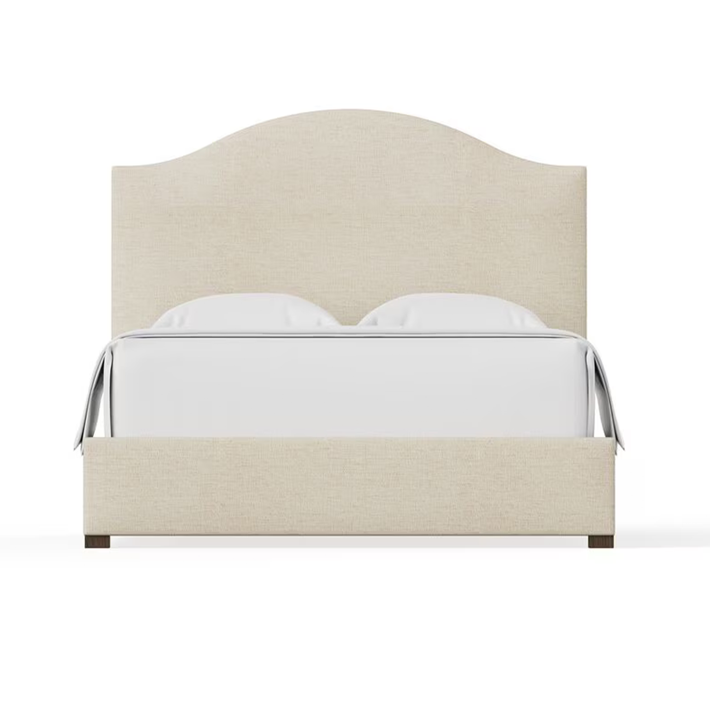 Choices - Emily King Upholstered Bed - Ivory Cream