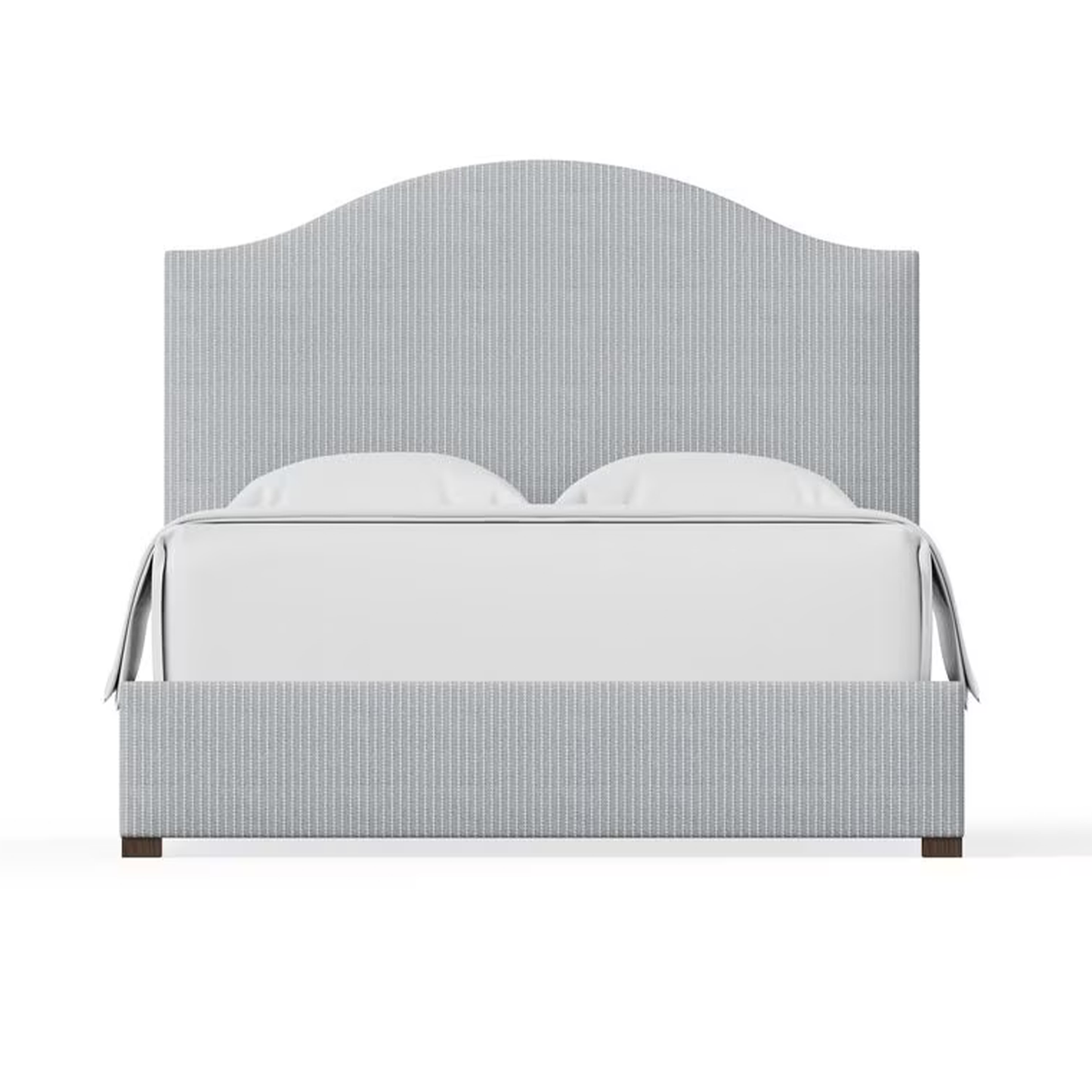Choices - Emily King Upholstered Bed - Navy Stripe