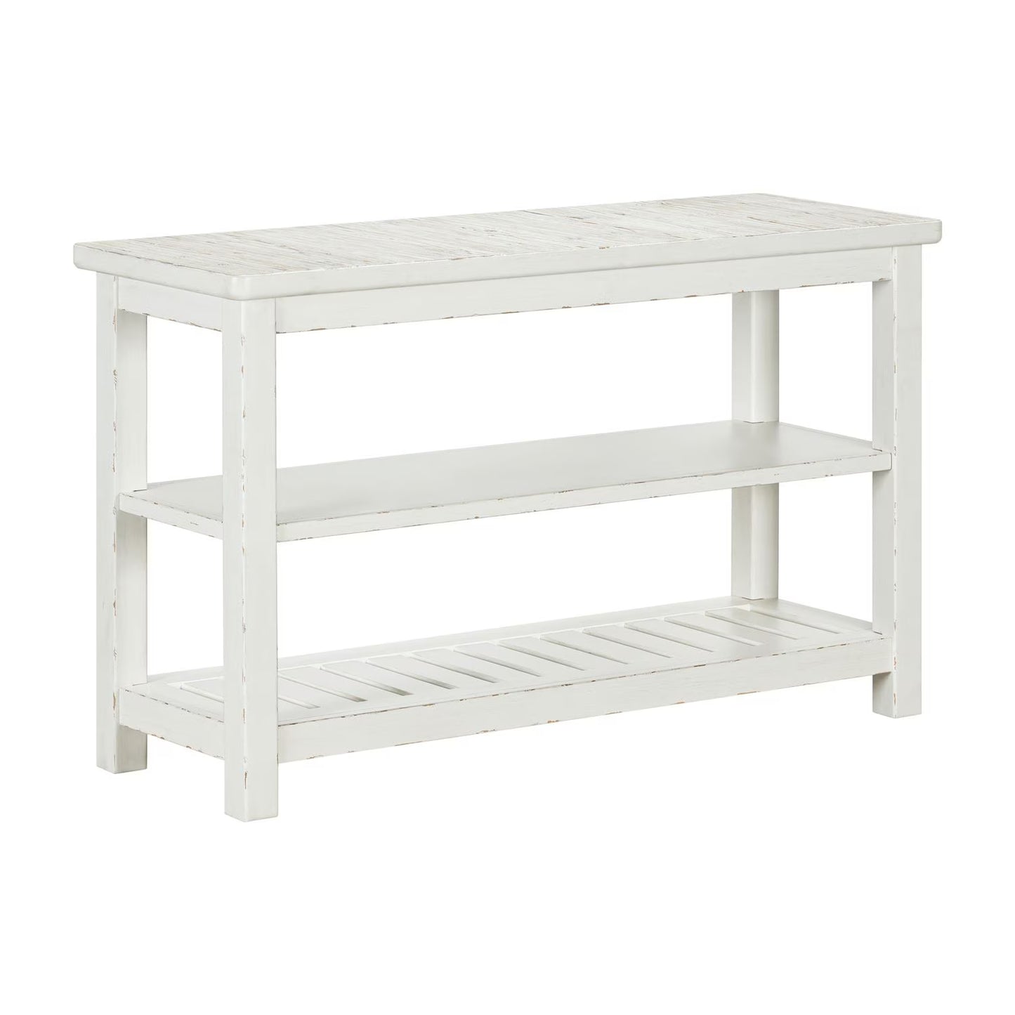 Backroads - Sofa Table - Weathered White & Parchment Brown