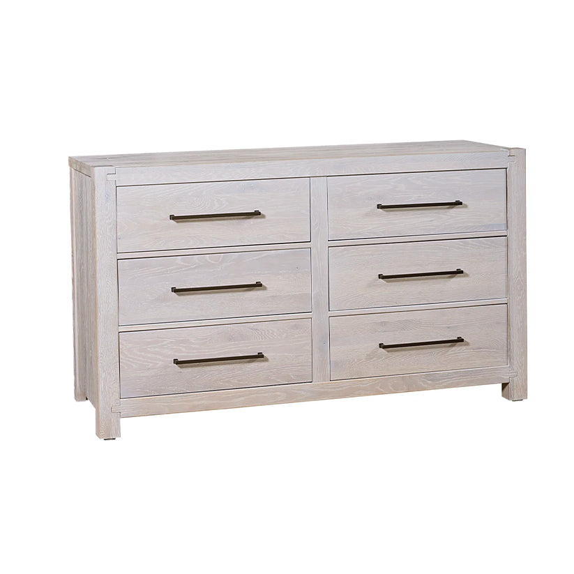 Joinery - 6 Drawer Dresser - Washed White Oak