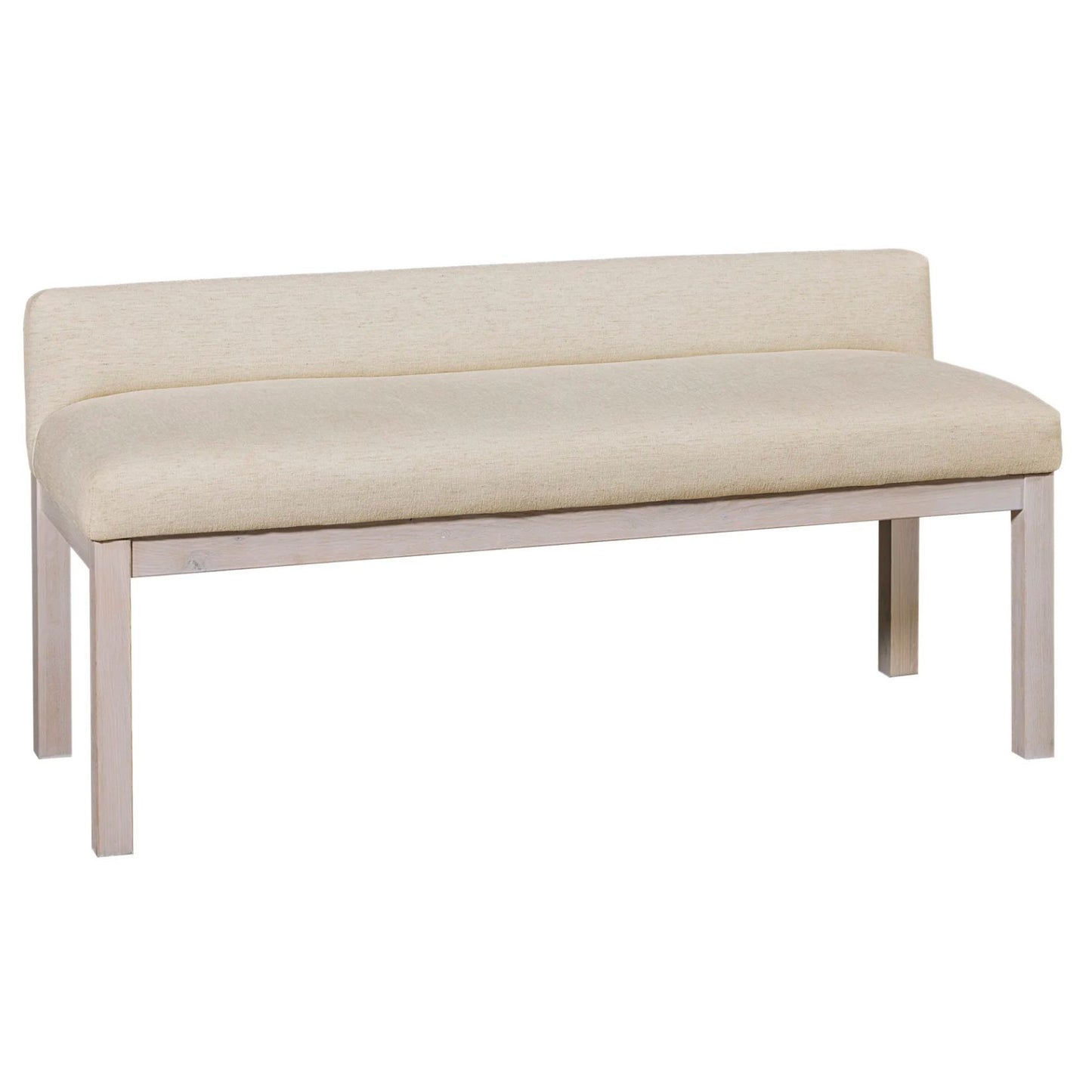 Joinery - Upholstered Bench - Ivory Cream / Washed White Oak