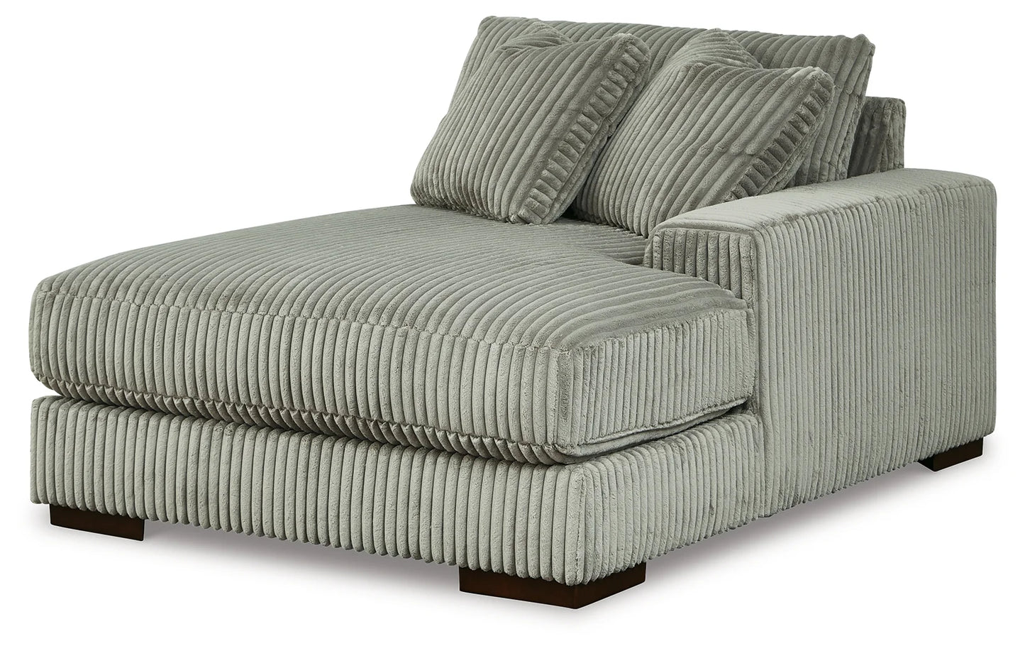 Lindyn - Fog - 4-Piece Sectional With RAF Corner Chaise
