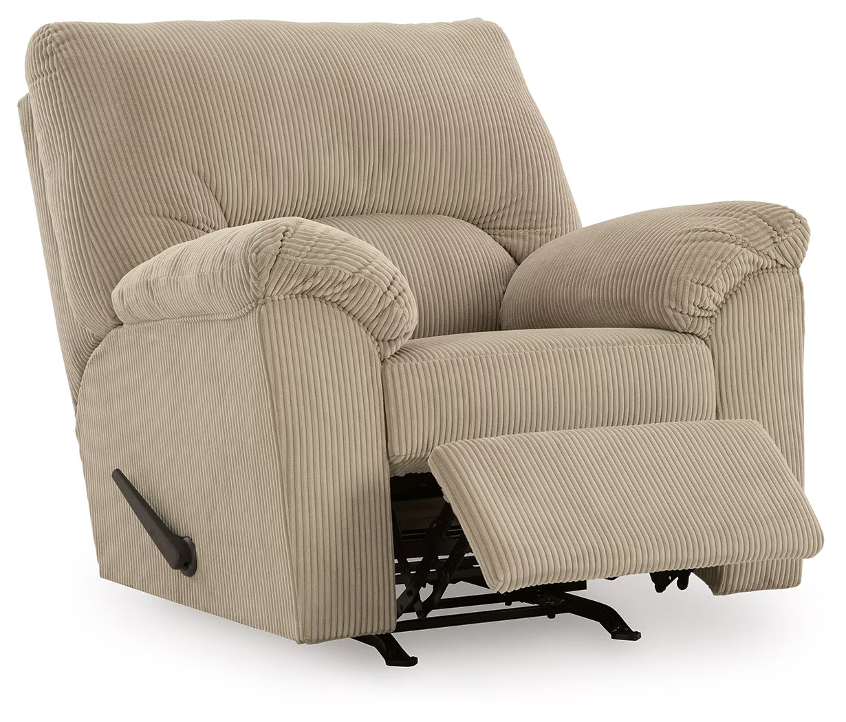 Simplejoy - 3 Pc. - Sofa, Loveseat, Rocker Recliner - Sand