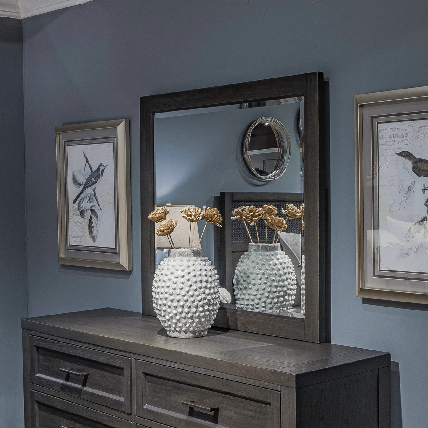 Caruso Heights - Landscape Mirror - Aged Whiskey