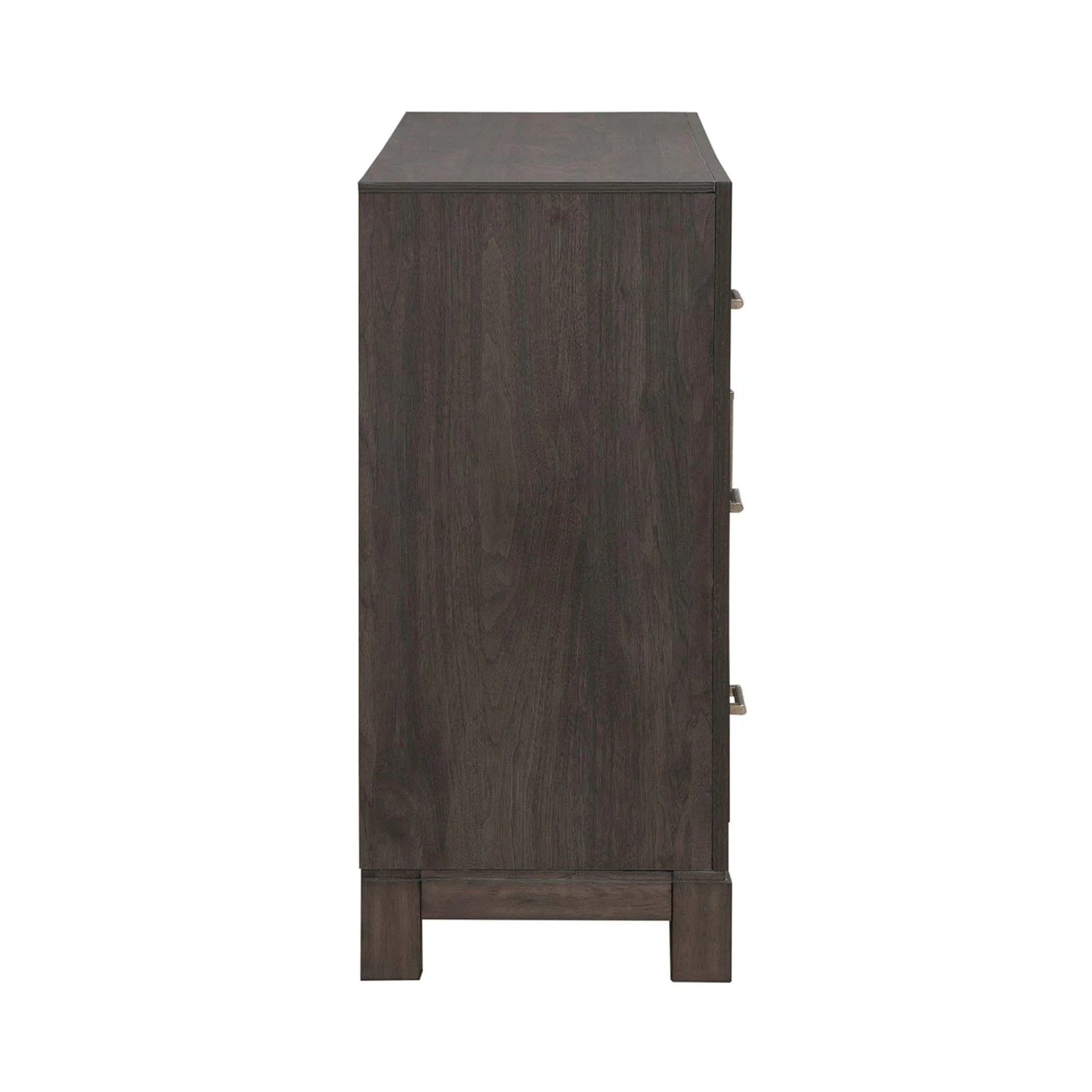 Modern Edge - 2 Door 6 Drawer Dresser - Brown