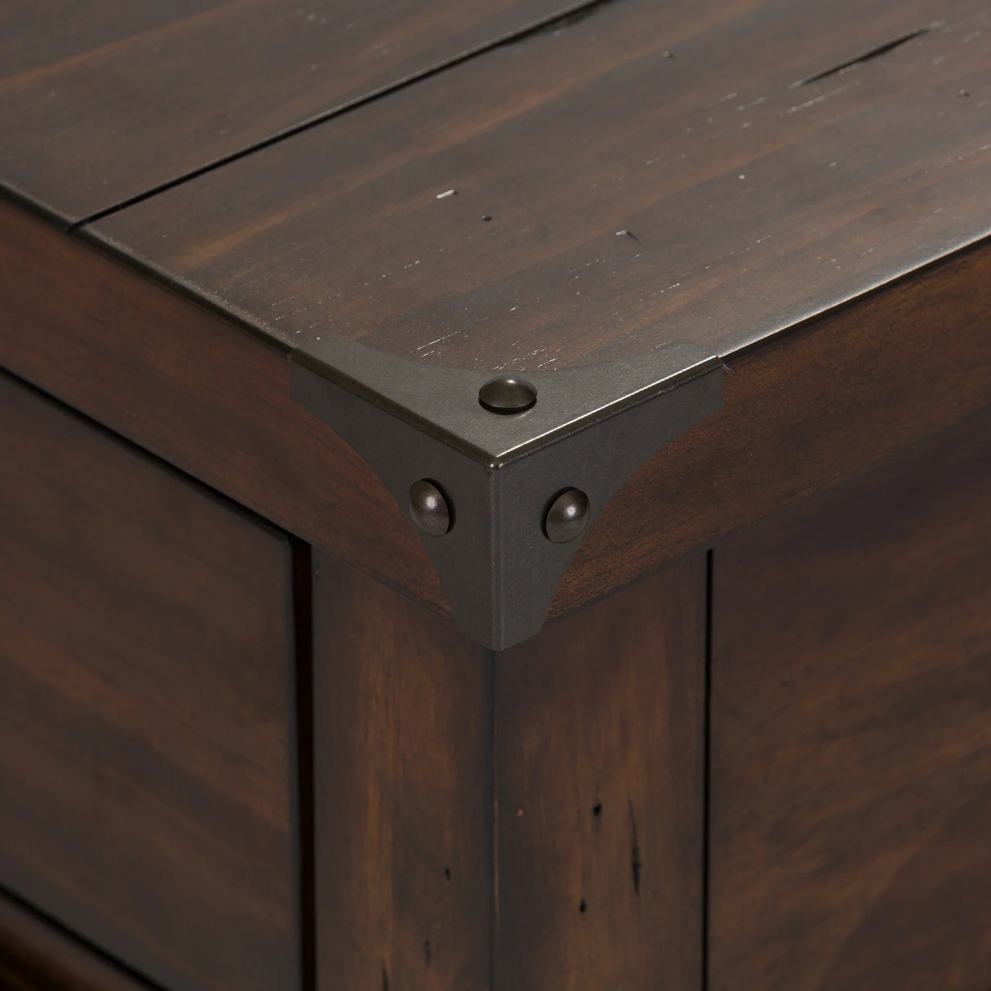 Aspen Skies - End Table - Dark Brown