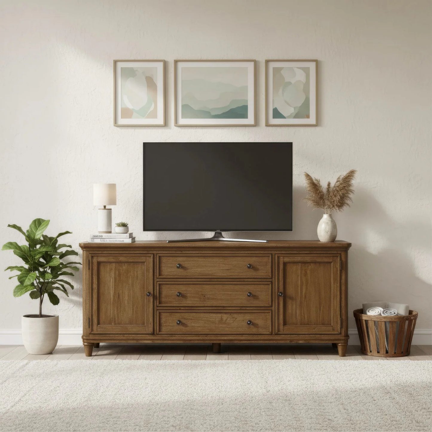 Harrison Heights - 76" TV Console - Brown