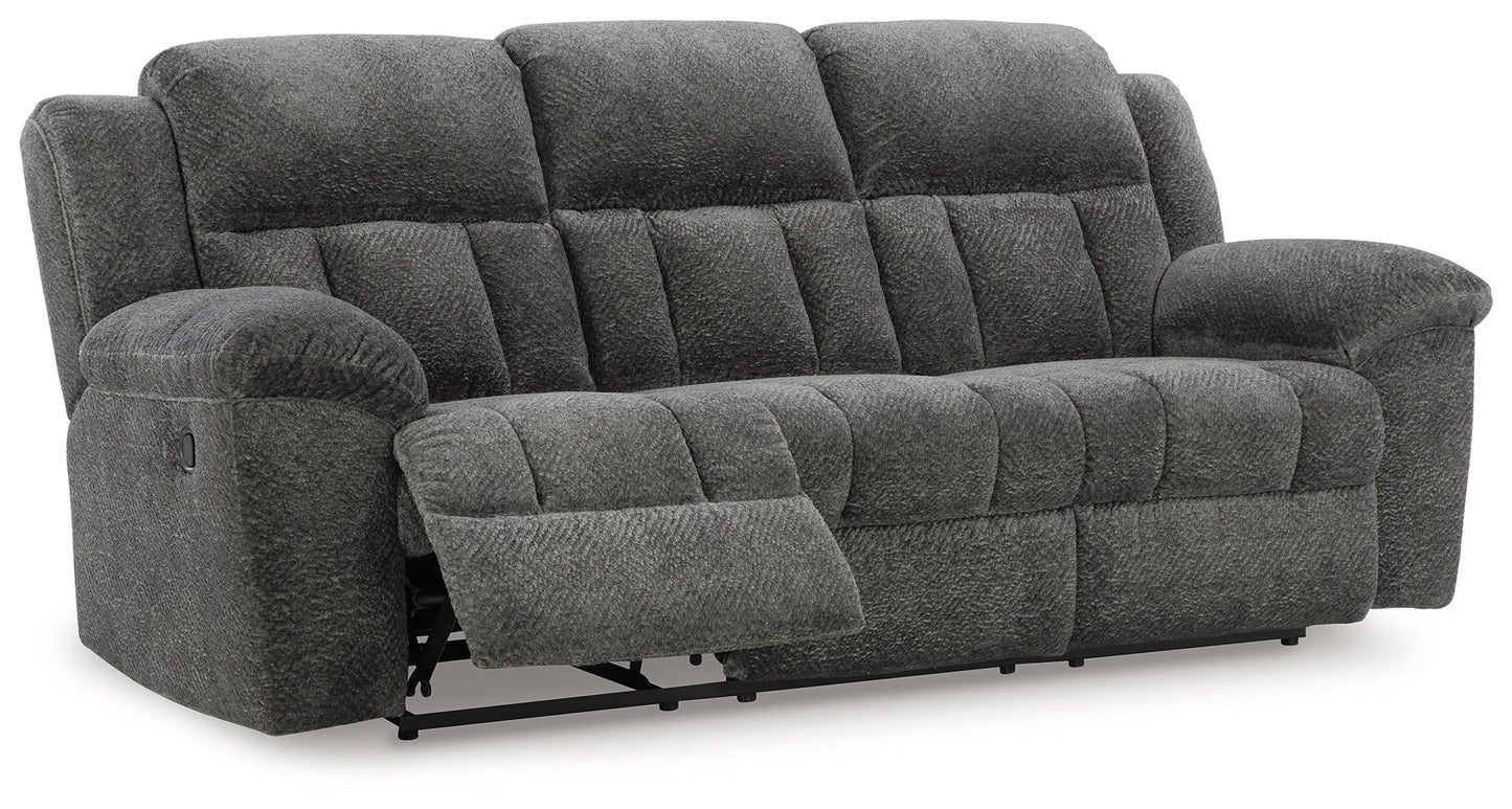 Frohn - Graphite - Reclining Sofa