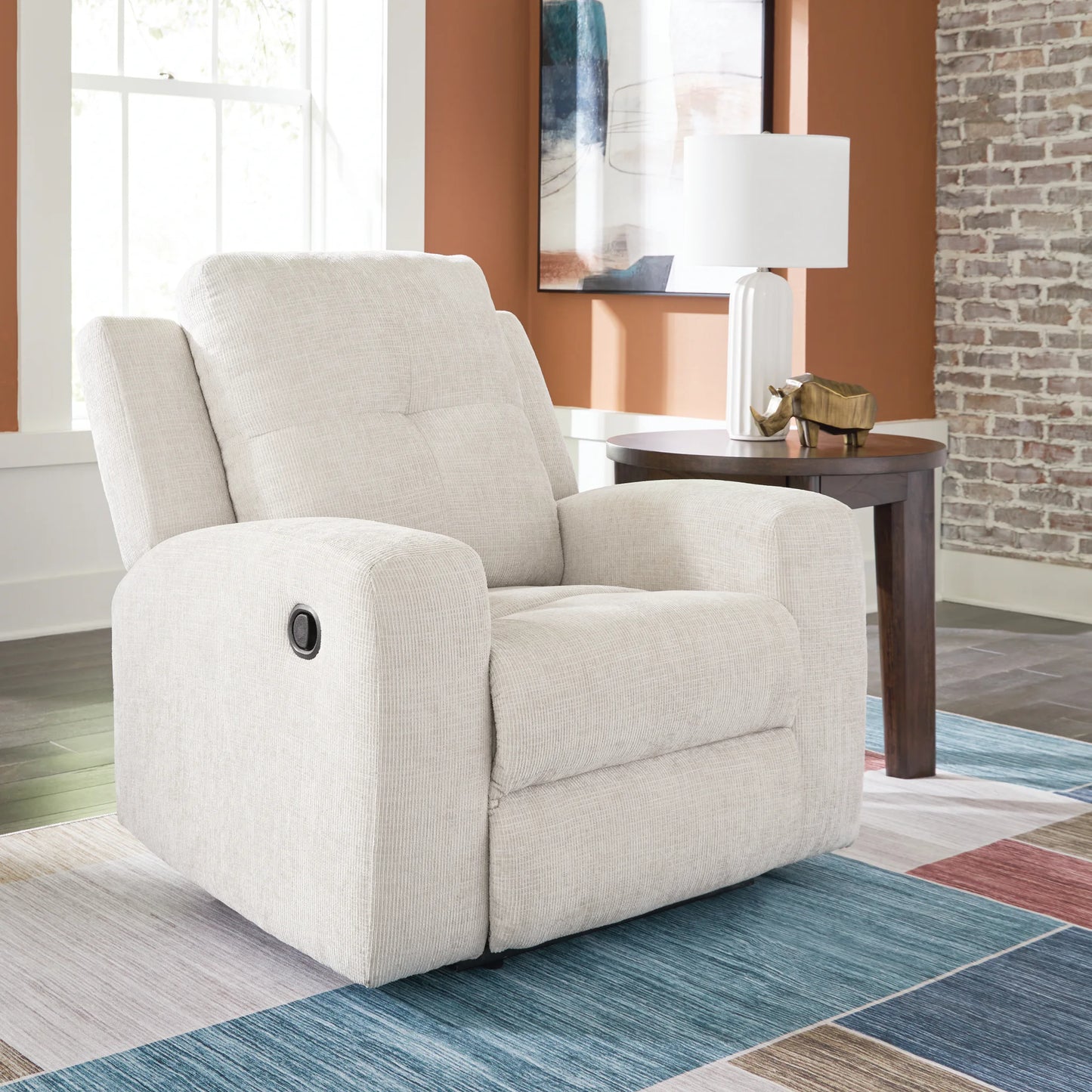 Danum - Stone - Zero Wall Recliner