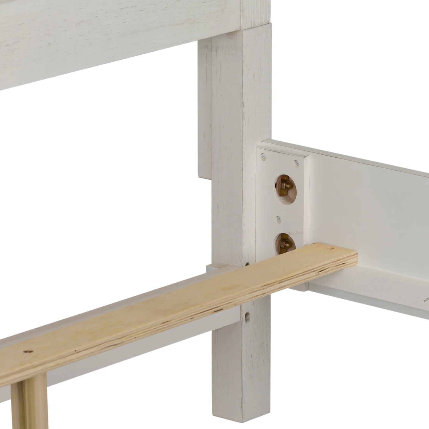 Allyson Park - King Panel Bed - White