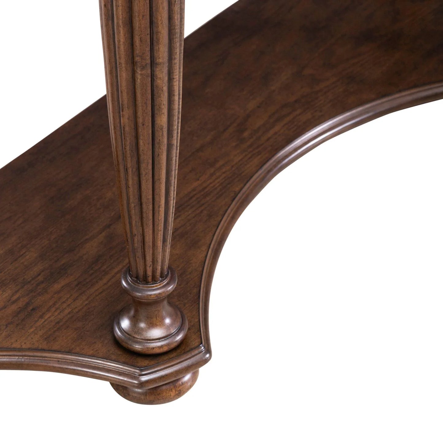 Allington - Demilune Sofa Table - Brown