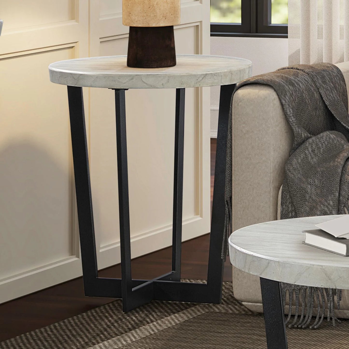 Pierce - End Table - Black