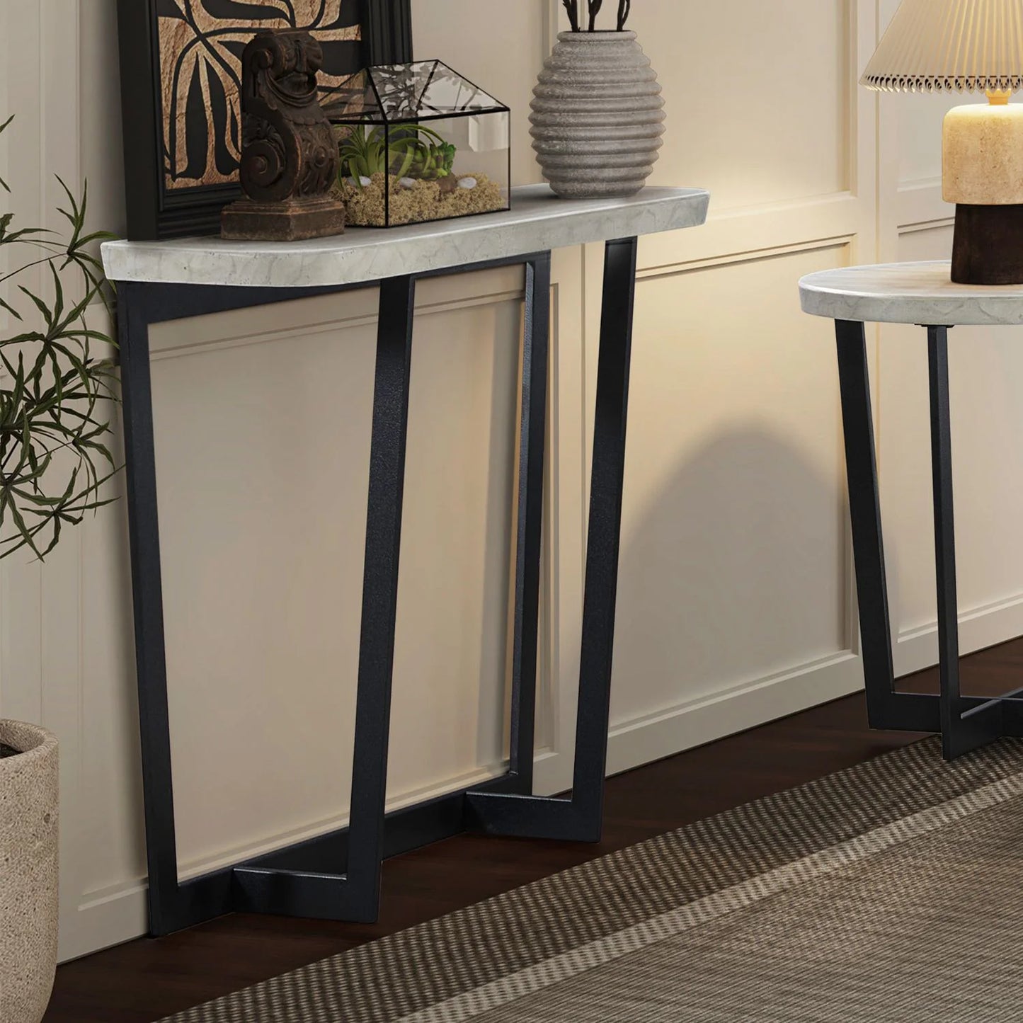 Pierce - Sofa Table - Black