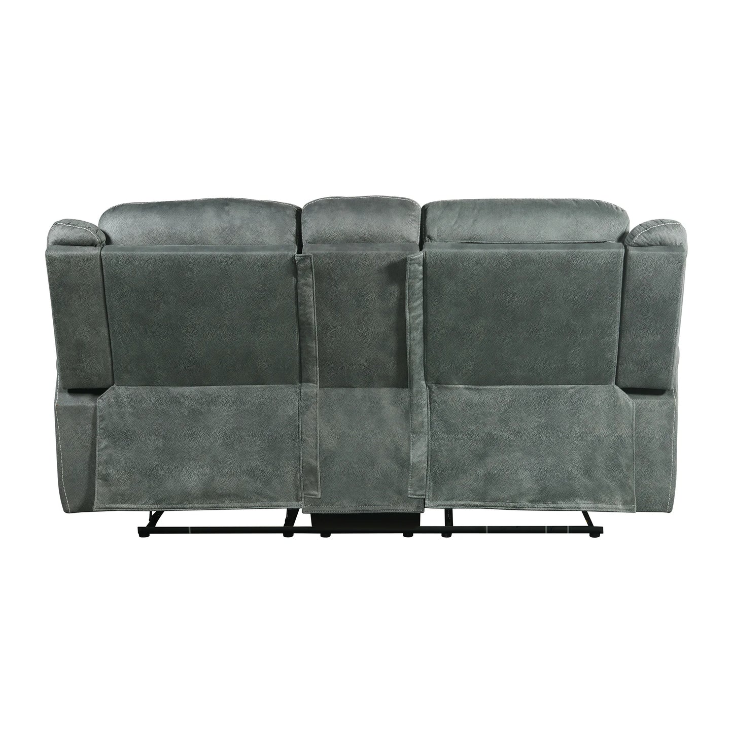 Sorrento - Motion Loveseat With Console - Charcoal