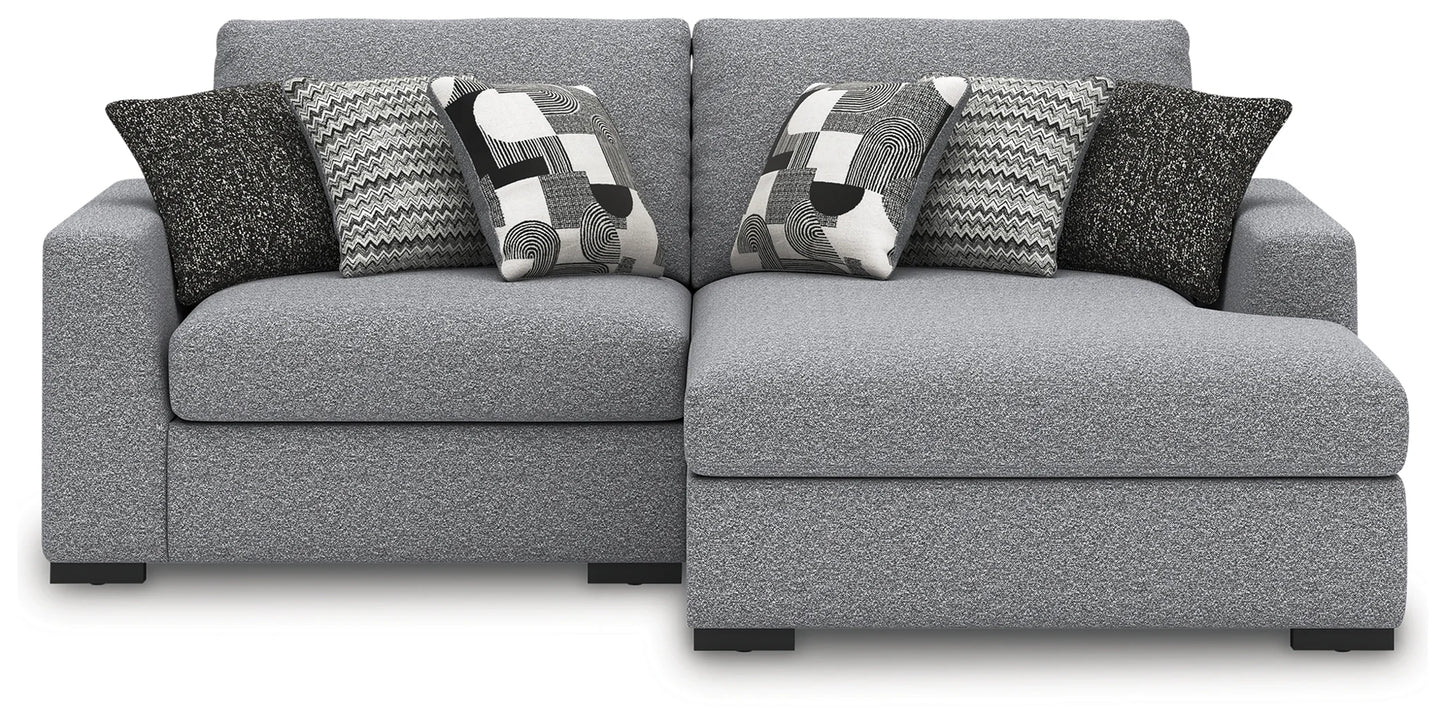 Bealton - Salt and Pepper - 2-Piece Sectional With RAF Corner Chaise
