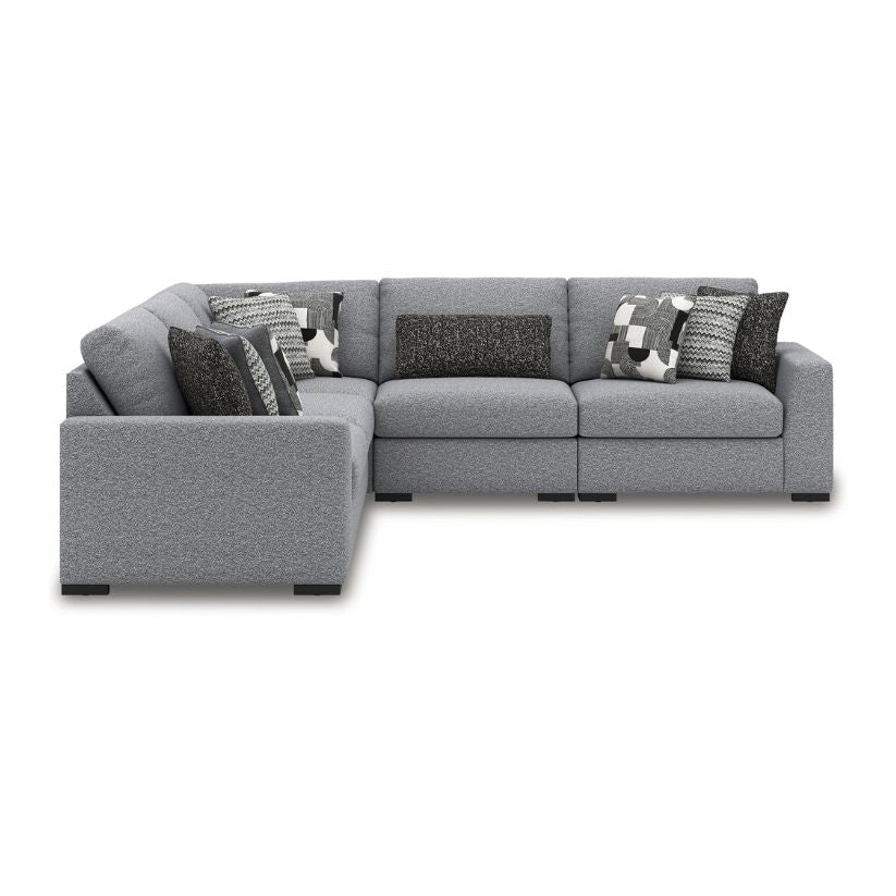 Bealton - Salt and Pepper - 5-Piece Sectional
