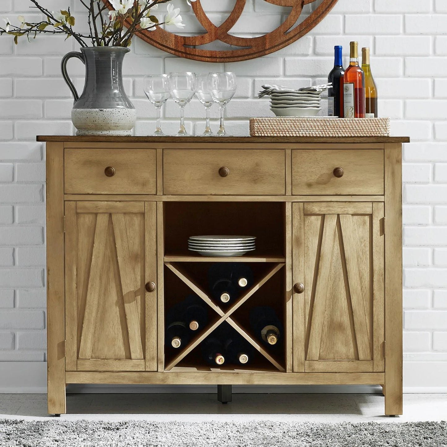 Lindsey Farm - Server - Brown