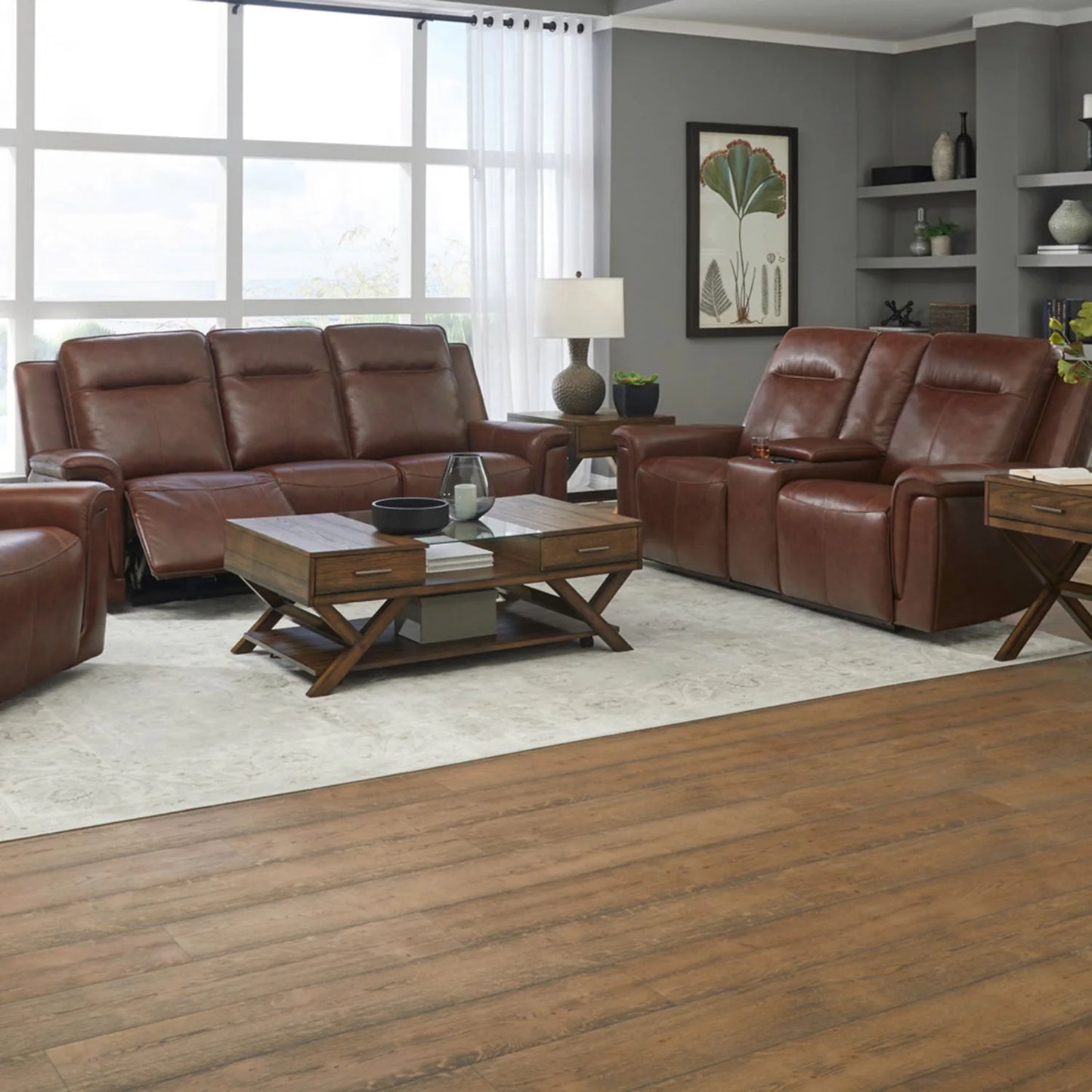 Avery - Sofa & Loveseat - Brown