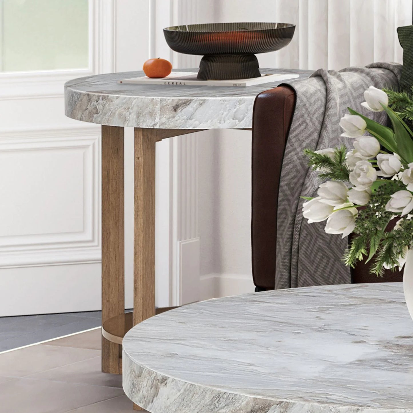 Danby - End Table - White