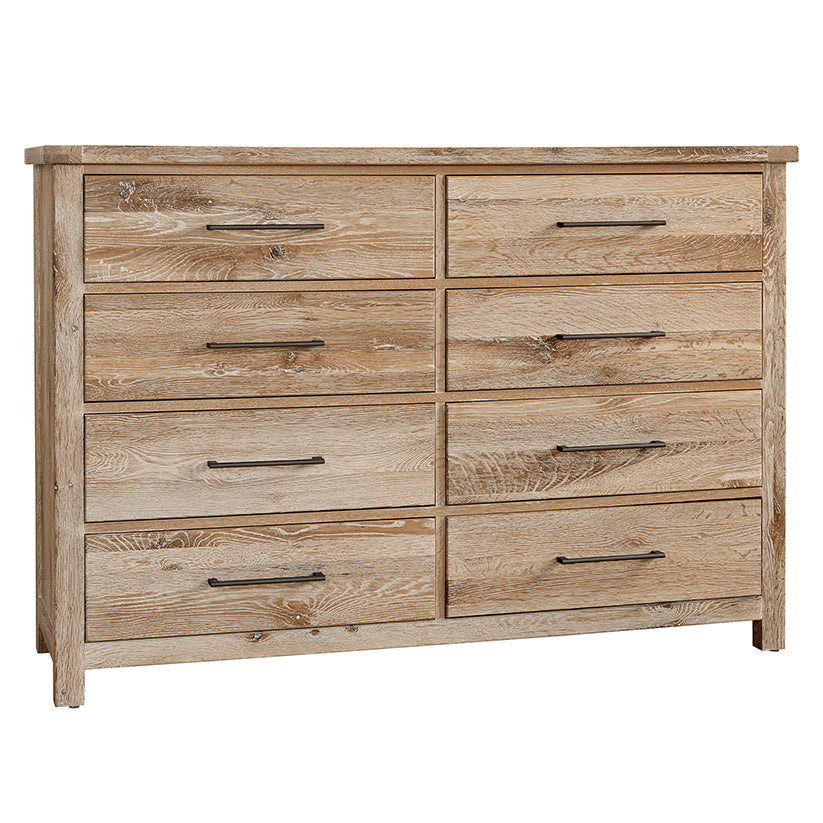 Dovetail - 8-Drawer Dresser - Sun Bleached White – Furniture