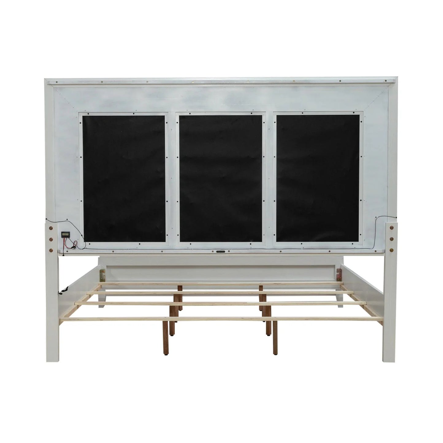 Reflections - King Upholstered Bed - White