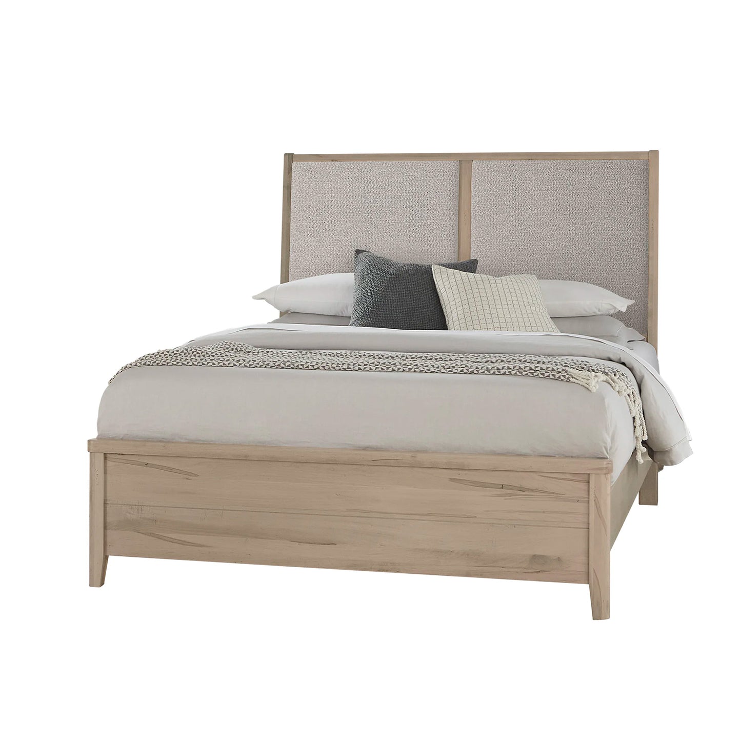 Woodbridge - California King Upholstered Bed With Gray Fabric - Shadow Gray