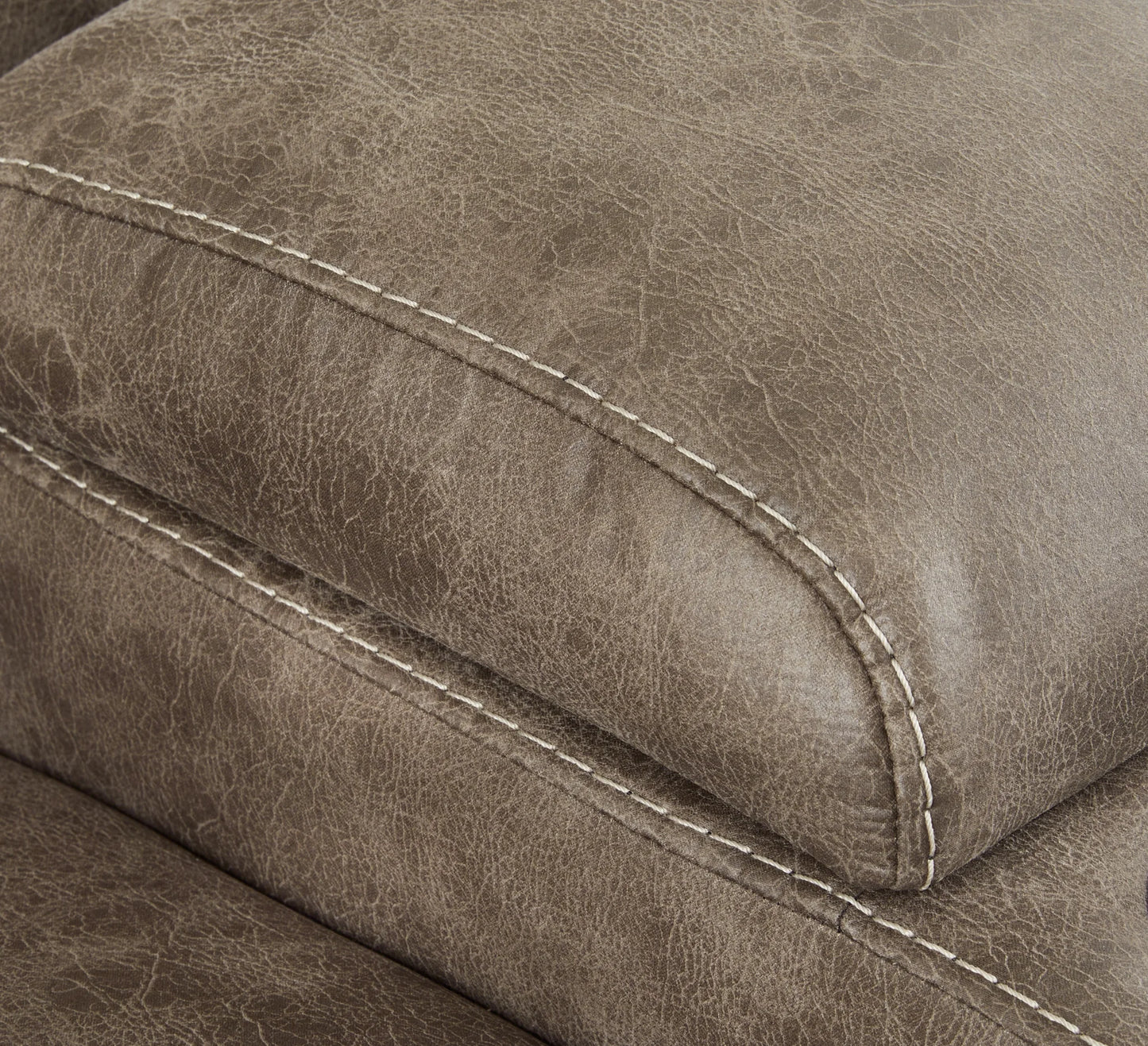 Ravenel - Fossil - 4-Piece Power Reclining Sectional With Raf Power Reclining Loveseat With Console 5