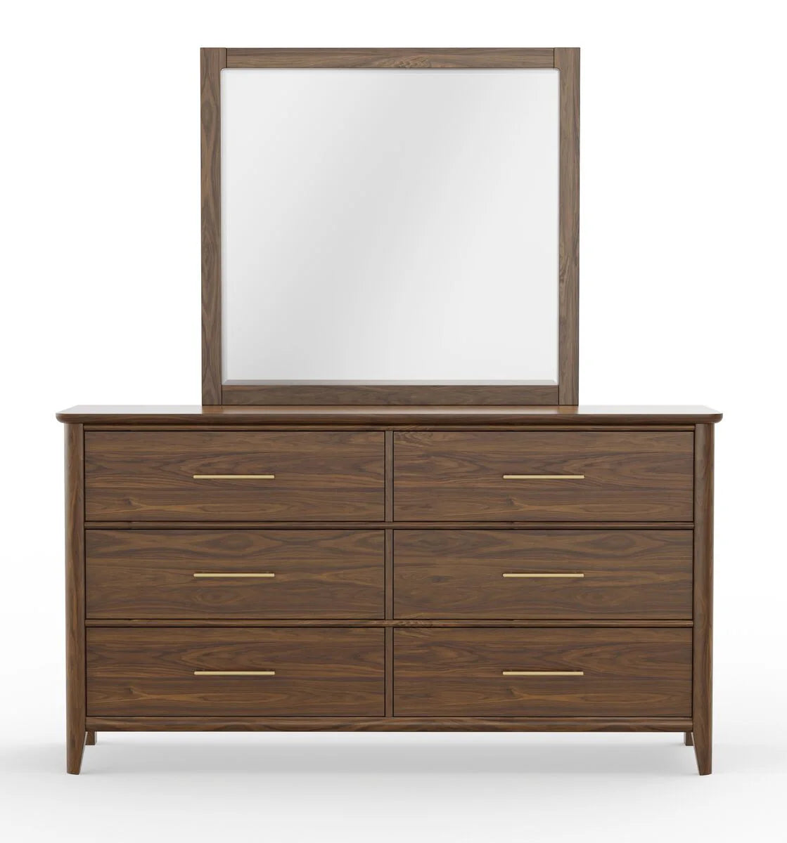 Nordhaven - 6 Drawer Dresser - Nordic Walnut