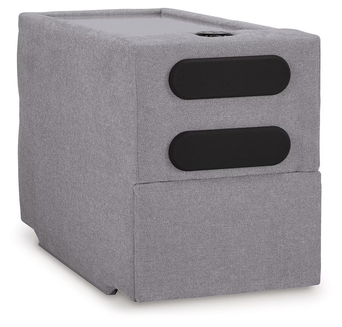 Modmax - Granite - 5-Piece Sectional With Audio System And With Storage Console