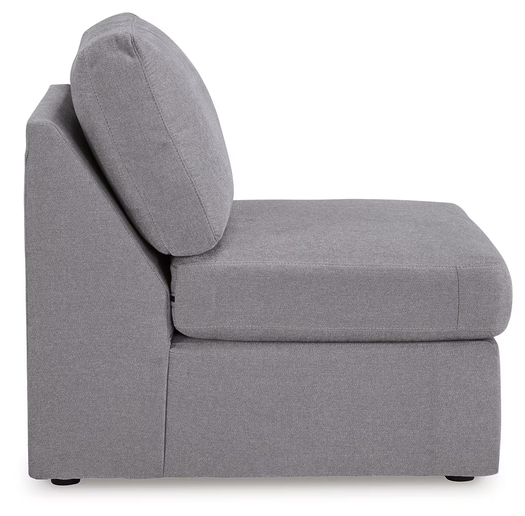 Modmax - Granite - 4-Piece Sectional With Laf Corner Chaise, Wih Raf Corner Chair