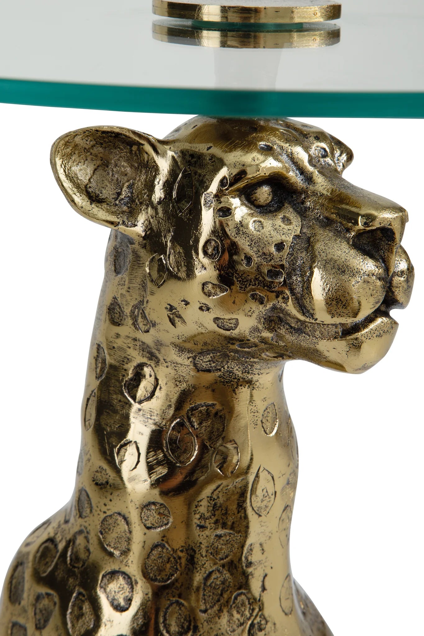 Vallain - Antique Gold Finish - Accent Table 5