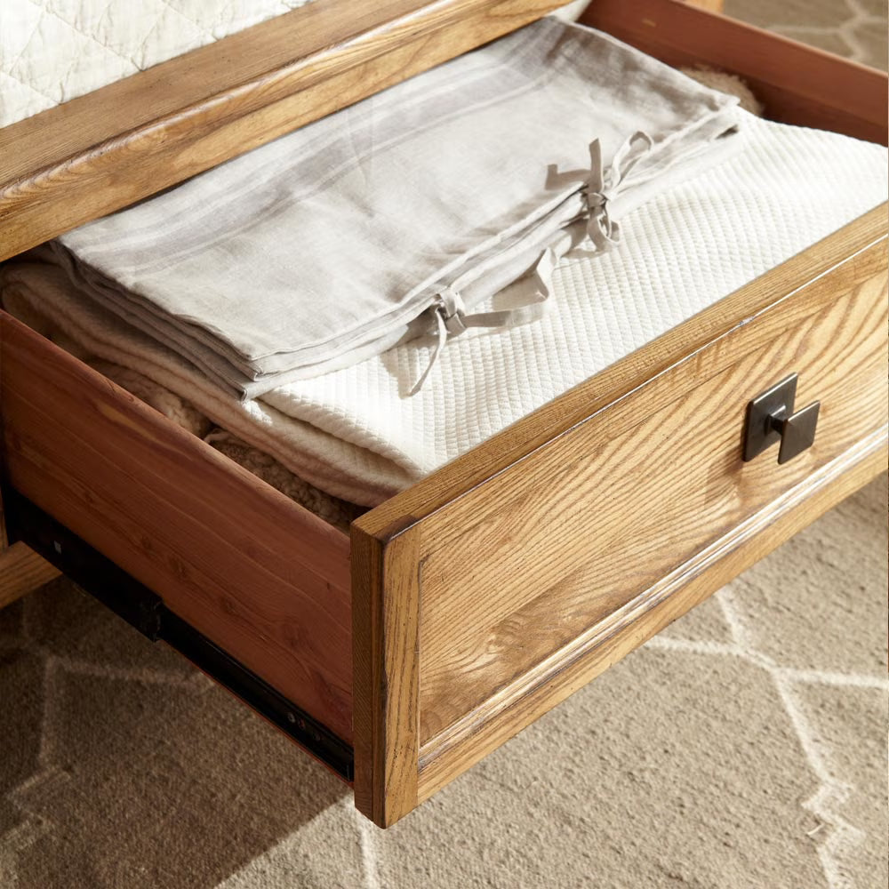 Alta - Queen Storage Bed - Brushed Ash