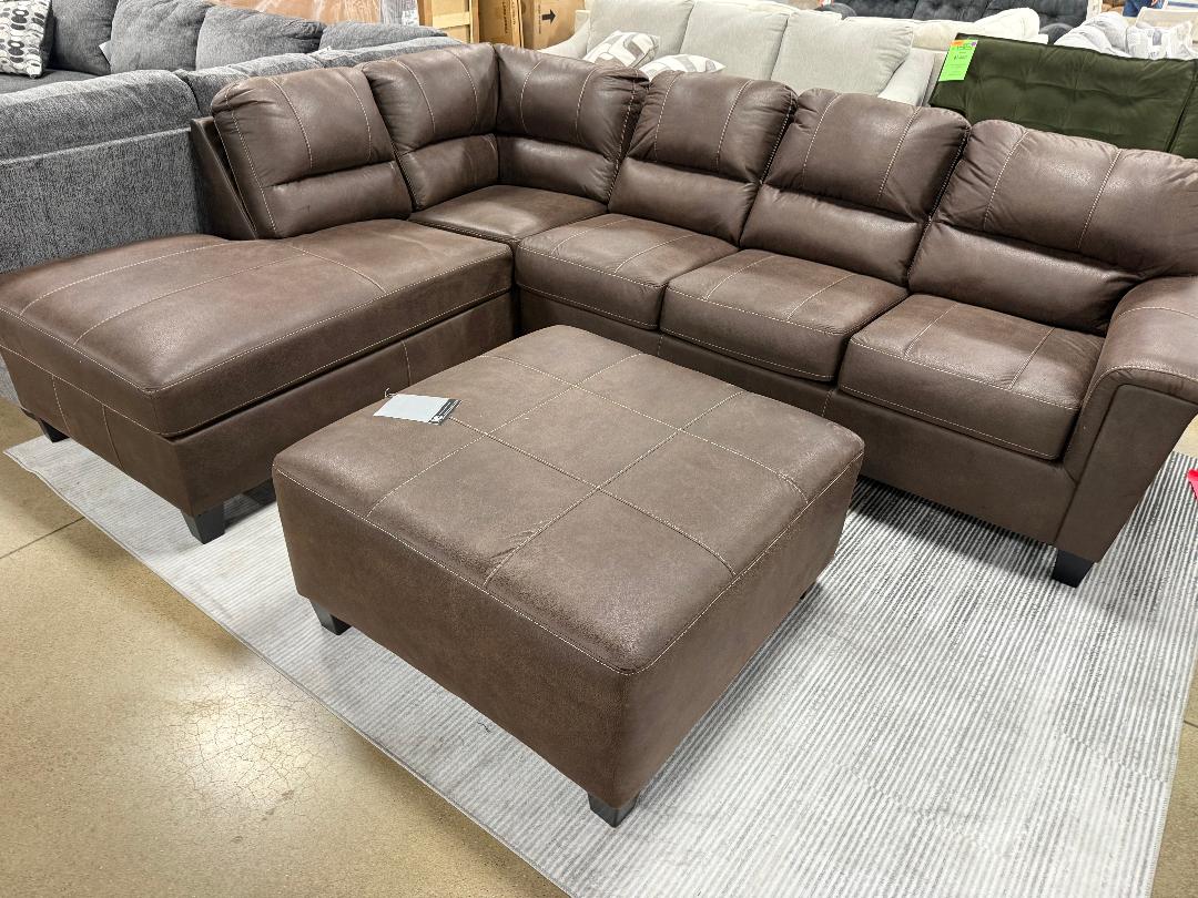 Ashley "Navi" Sectional and Ottoman