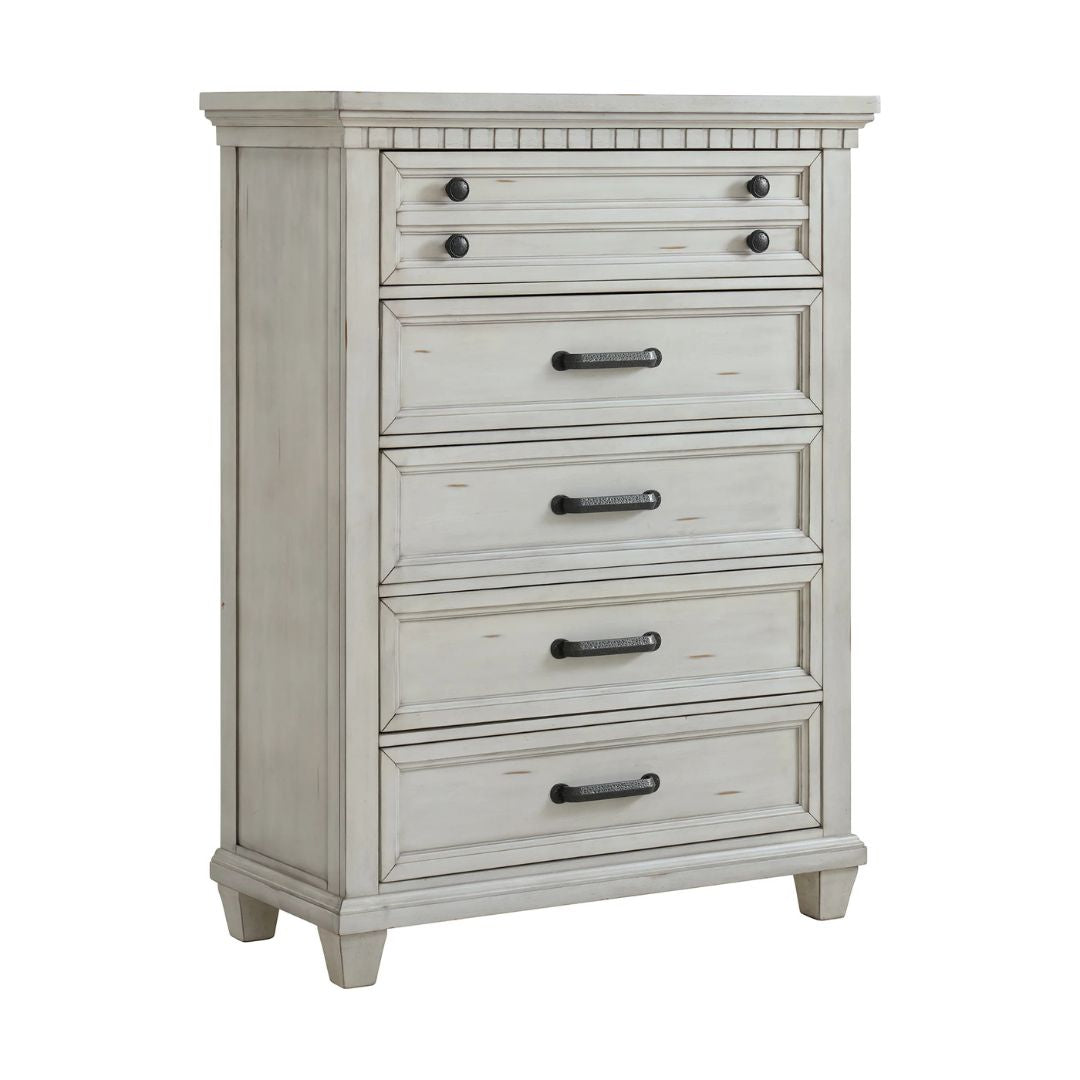 Mccoy - 5 Drawer Chest - Antique White