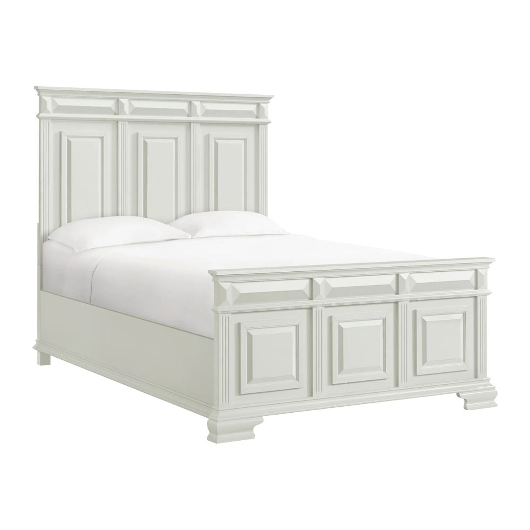 Bridgestone - Queen Panel Bed - Antique White