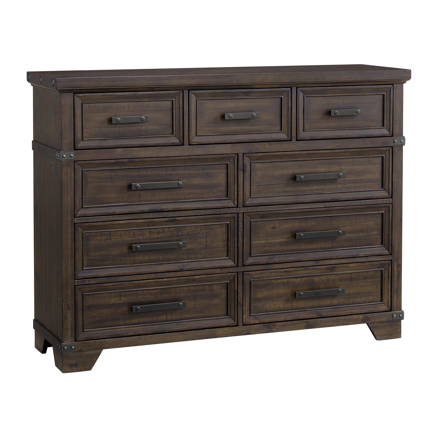 Colorado City - 9-Drawer Dresser - Charcoal