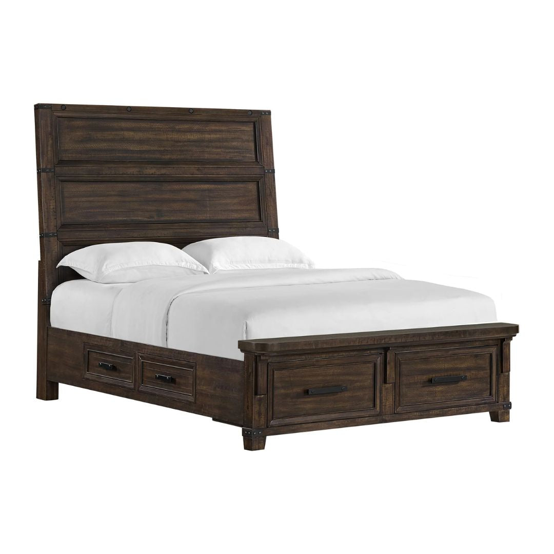 Colorado City - Queen Storage Bed - Charcoal