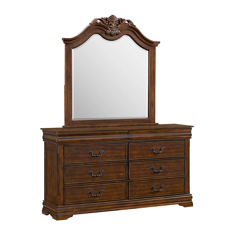 Northridge - Dresser & Mirror Set - Cherry