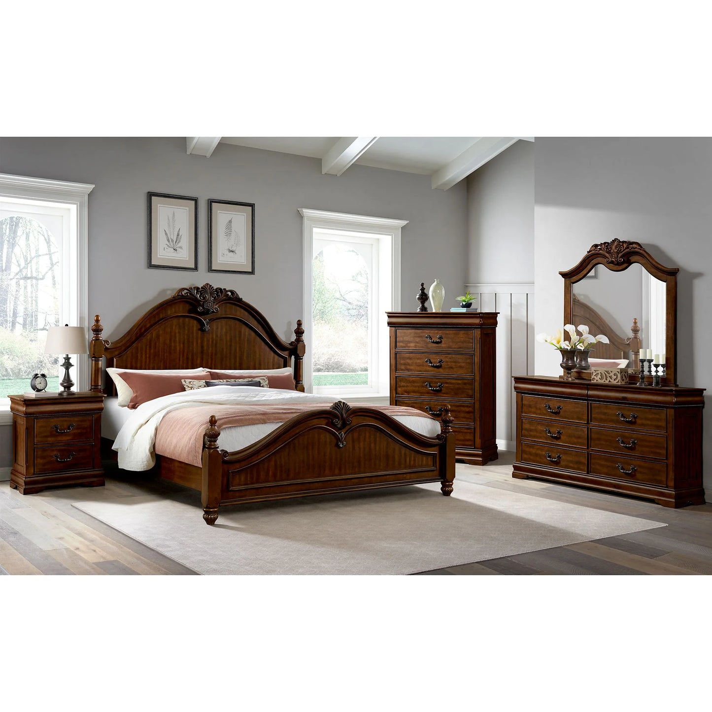 Northridge - Queen Bed - Cherry