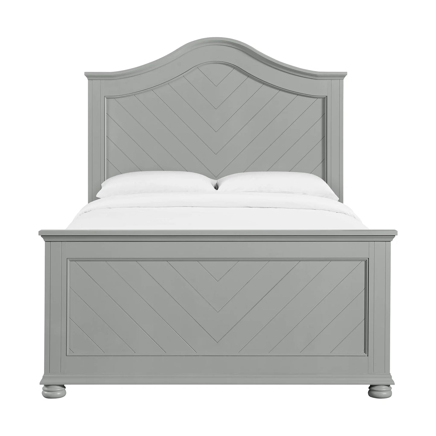 Kona - Full Panel Bed - Gray