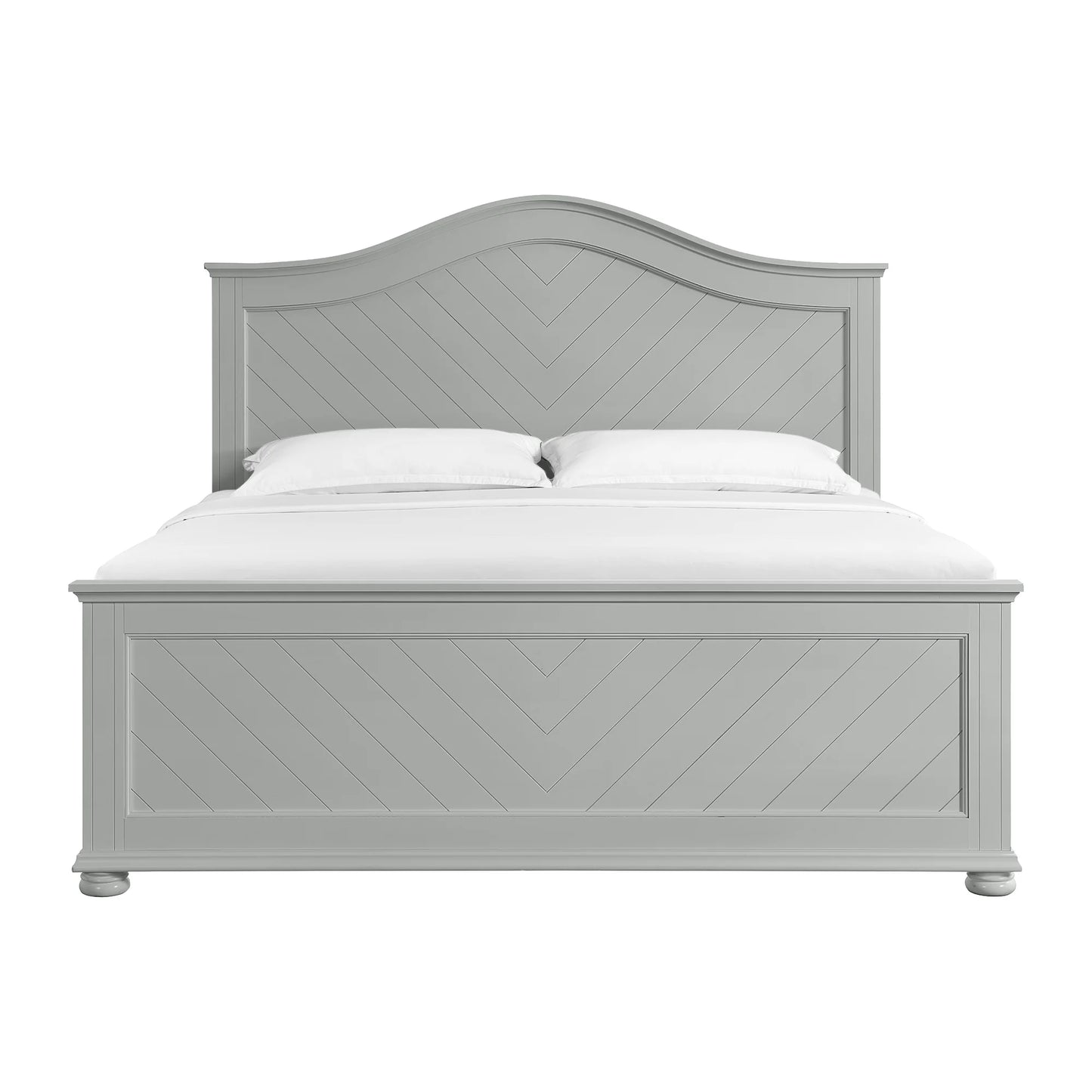 Kona - King Panel Bed - Gray