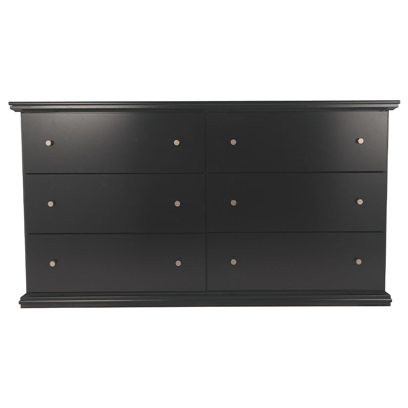 Maribel - Black - Six Drawer Dresser Furniture Warehouse Ohio Maribel - Black - Six Drawer Dresser Furniture Warehouse Ohio