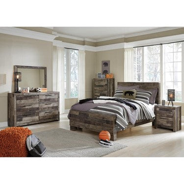 Derekson – Multi Gray – 5pc Bedroom Set