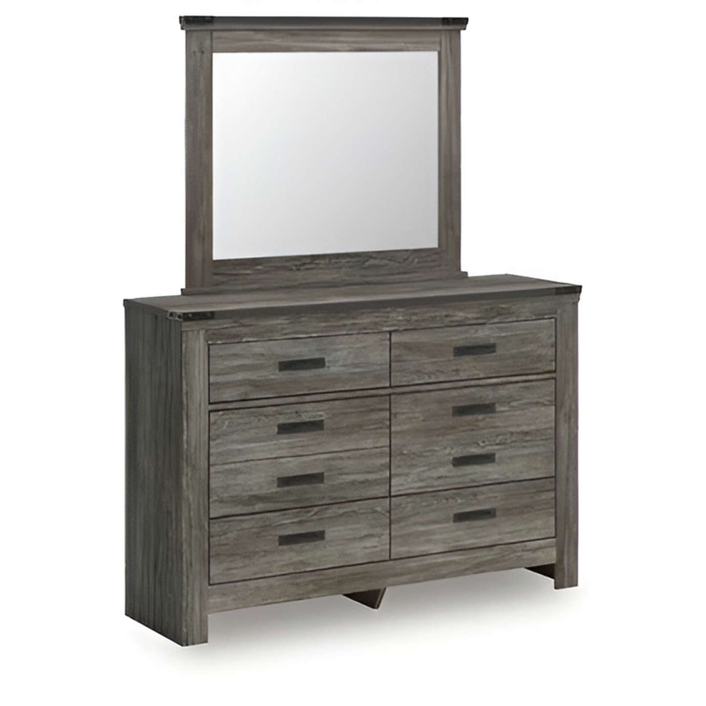 Frandern - Gray - Dresser And Mirror