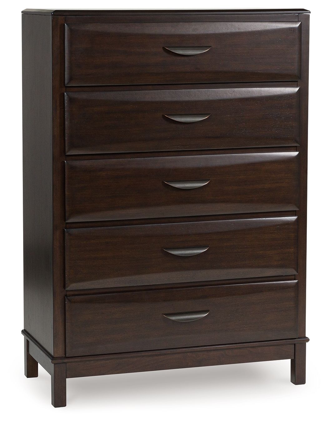 Vanmore - Dark Brown - Five Drawer Chest – Furniture Warehouse Ohio