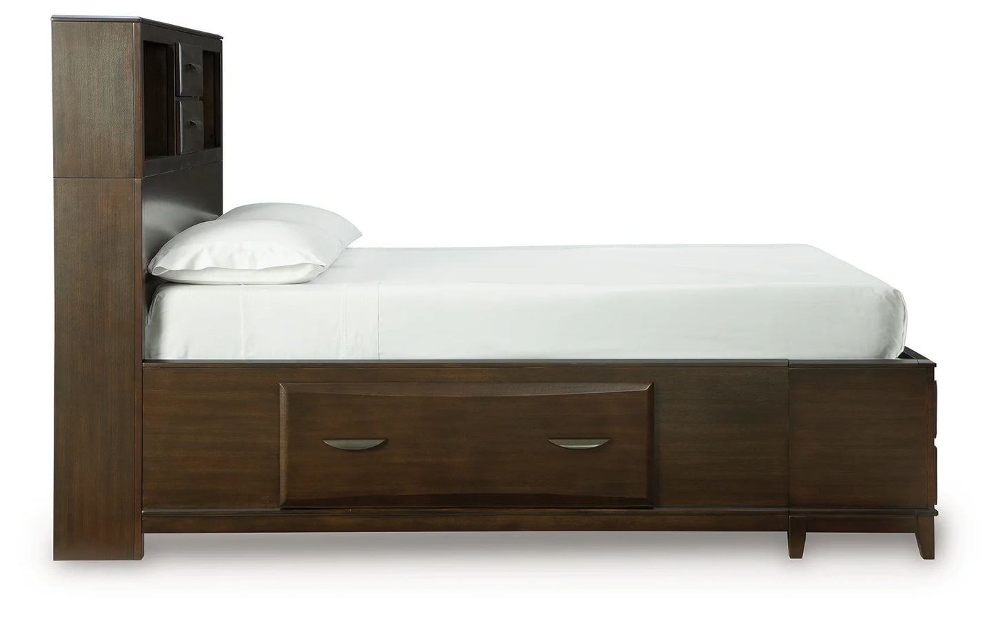 Vanmore - Dark Brown - Queen Storage Bed