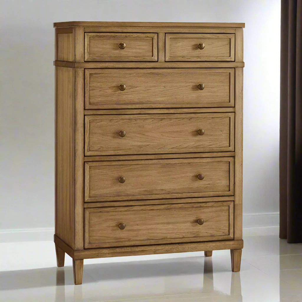 Sharlance - Brown - Six Drawer Chest