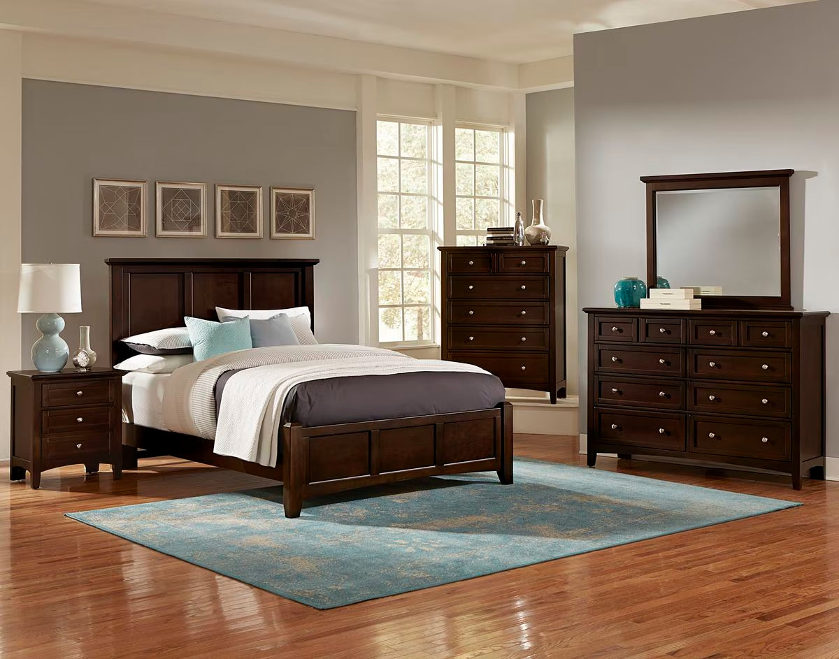 Bonanza - 2-Drawer Nightstand - Merlot