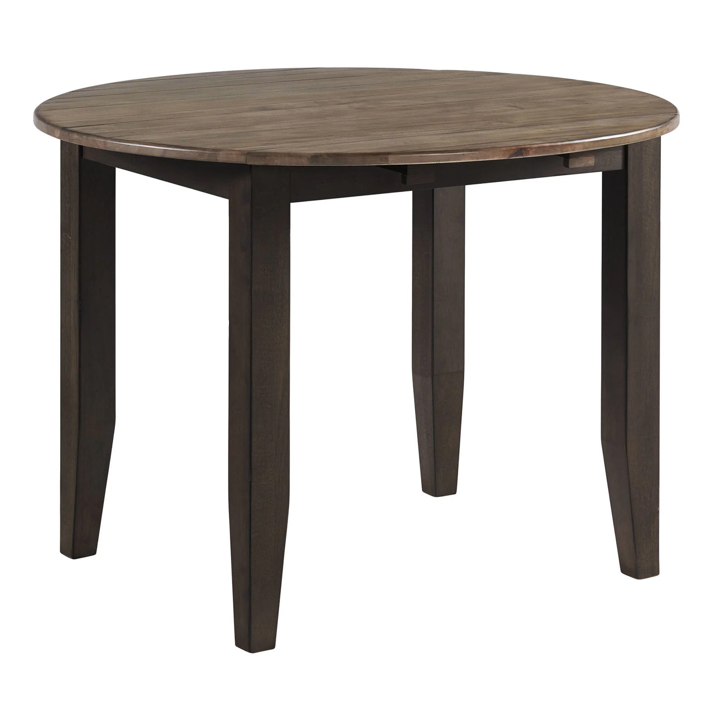 Beacon - Round Drop Leaf - Charcoal / Walnut